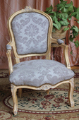 Fauteuil Cabriolet de Style Louis XV